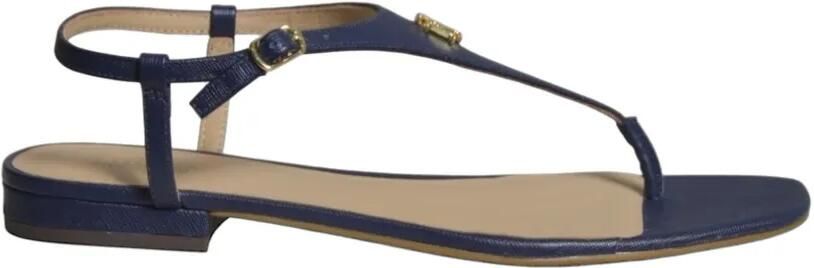 Lauren Ralph Lauren Sandalen met logoplakkaat Blauw