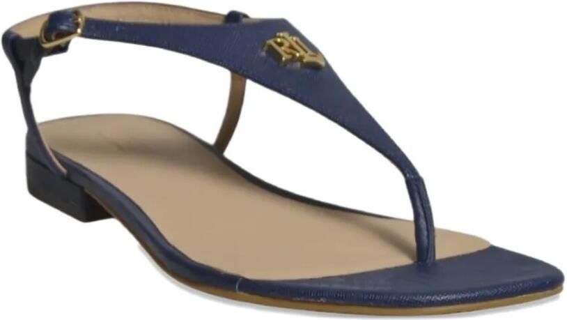 Lauren Ralph Lauren Sandalen met logoplakkaat Blauw - Foto 2