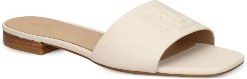 Lauren Ralph Lauren Sandalen met reliëf logo Wit - Foto 4