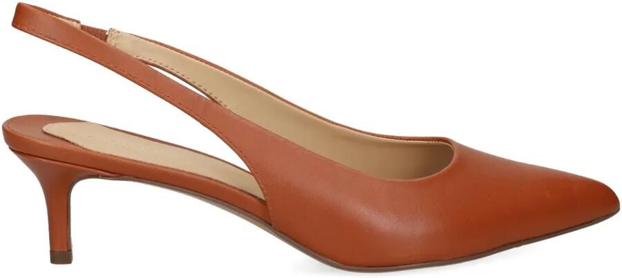 Lauren Ralph Lauren Slingback pumps met puntige neus Bruin