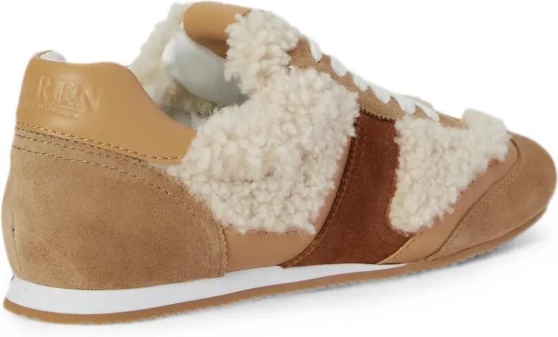 Lauren Ralph Lauren Sneakers met lammy afwerking Beige - Foto 3