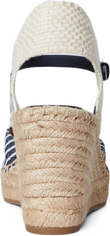 Lauren Ralph Lauren Gestreepte espadrilles Blauw - Foto 3