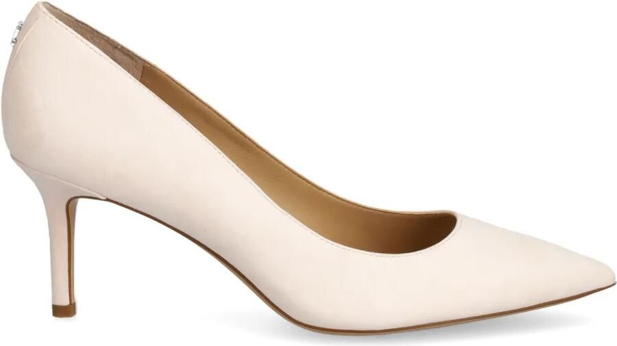 Lauren Ralph Lauren Suède pumps met logo Wit