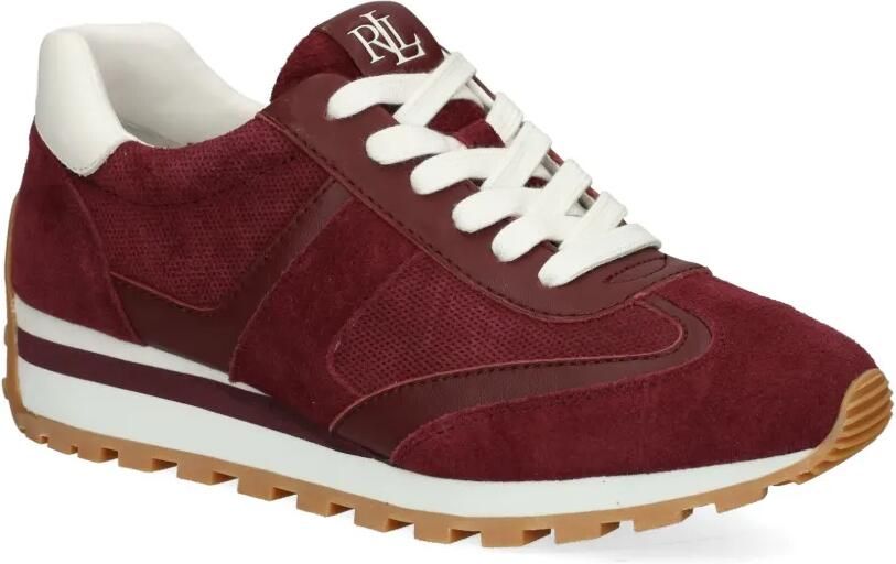 Lauren Ralph Lauren Suède sneakers Rood