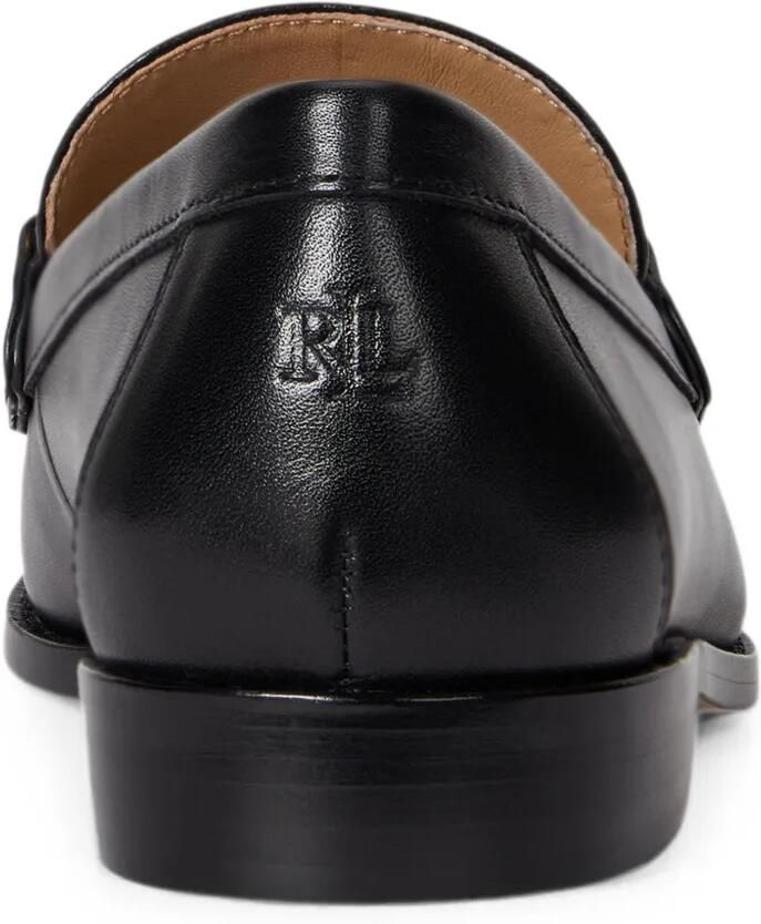 Lauren Ralph Lauren Tasha leren loafers met D-ring Zwart - Foto 2