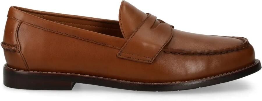 Polo Ralph Lauren Alston leren loafers Bruin