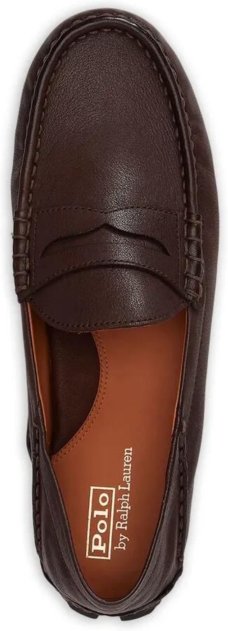Polo Ralph Lauren Anders leren penny loafers Bruin - Foto 3