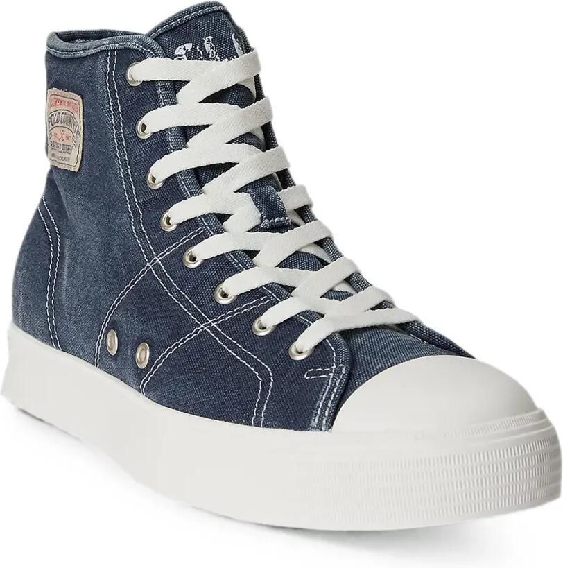 Polo Ralph Lauren Ayers high-top canvas sneakers Blauw - Foto 2