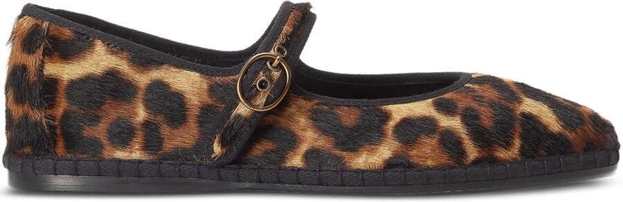 Polo Ralph Lauren Ballerina's met luipaardprint Bruin