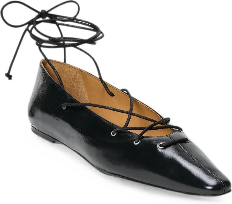 Polo Ralph Lauren Ballerina's met puntige neus Zwart - Foto 2