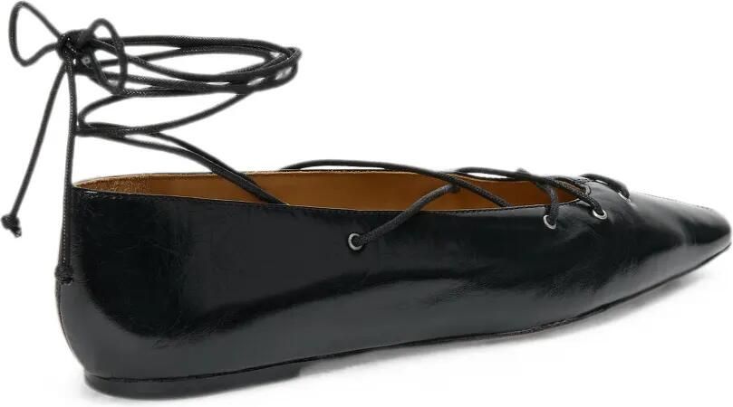 Polo Ralph Lauren Ballerina's met puntige neus Zwart - Foto 3