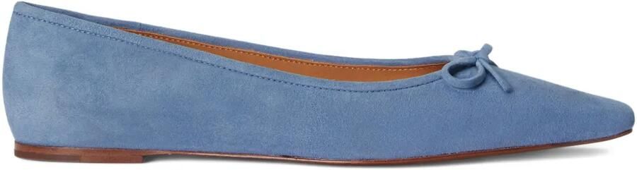 Polo Ralph Lauren Ballerina's met puntige strik Blauw