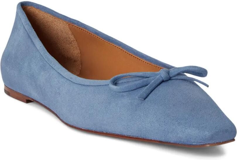 Polo Ralph Lauren Ballerina's met puntige strik Blauw - Foto 2