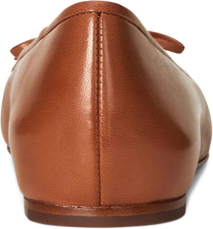 Polo Ralph Lauren Ballerina's met ronde neus en strikdetail Bruin - Foto 2