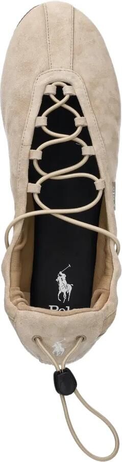 Polo Ralph Lauren Ballerina's met veters Beige - Foto 4