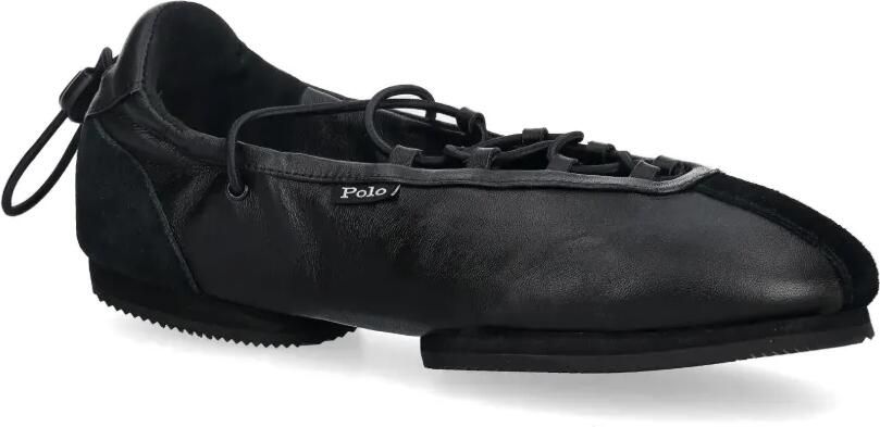 Polo Ralph Lauren Ballerina's met veters Zwart - Foto 2