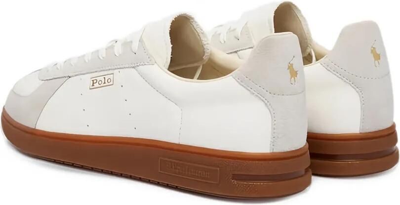 Polo Ralph Lauren Bedford leather sneakers Wit - Foto 3
