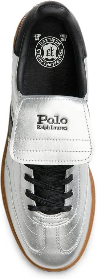 Polo Ralph Lauren Bedford leren sneakers Grijs - Foto 4