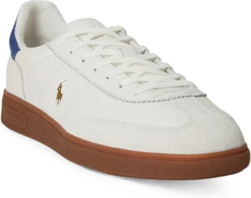 Polo Ralph Lauren Bedford leren sneakers met geborduurd logo Wit - Foto 3