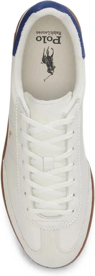 Polo Ralph Lauren Bedford leren sneakers met geborduurd logo Wit - Foto 4