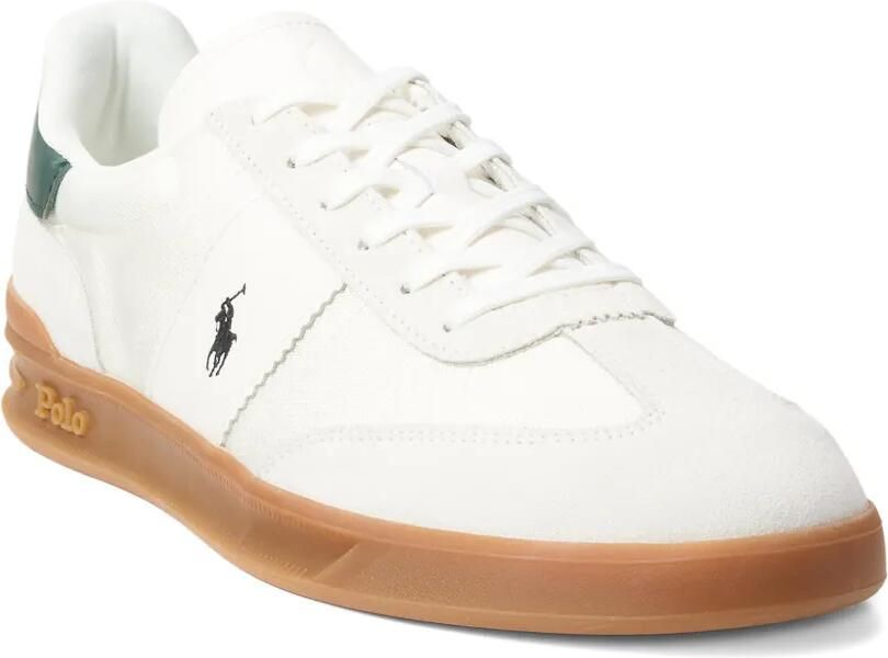 Polo Ralph Lauren Bedford leren sneakers Wit - Foto 3