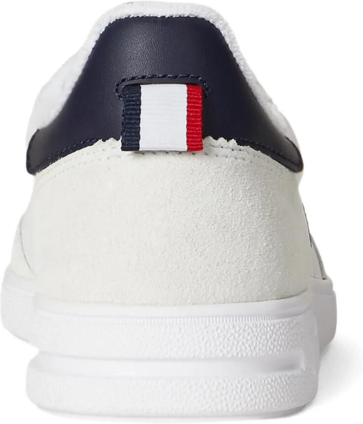 Polo Ralph Lauren Bedford leren suède sneakers Wit - Foto 2