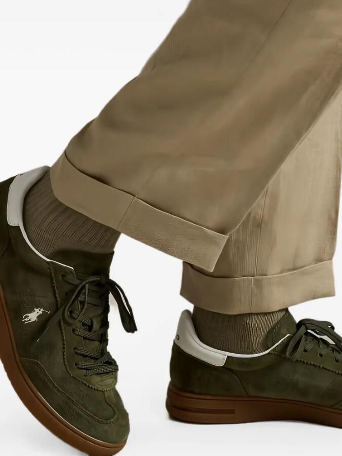 Polo Ralph Lauren Bedford sneakers met borduurwerk Groen - Foto 2