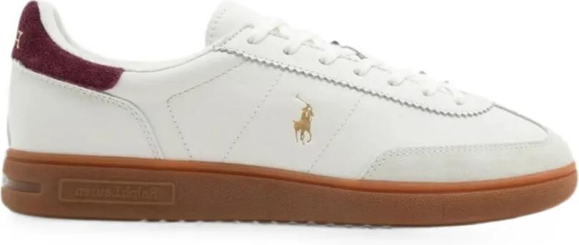 Polo Ralph Lauren Bedford sneakers met geborduurd logo Wit