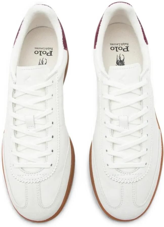 Polo Ralph Lauren Bedford sneakers met geborduurd logo Wit - Foto 3