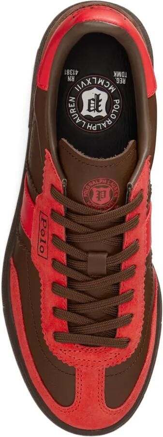Polo Ralph Lauren Bedford sneakers met logo Bruin - Foto 3