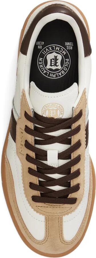 Polo Ralph Lauren Bedford sneakers met strepen Beige - Foto 4
