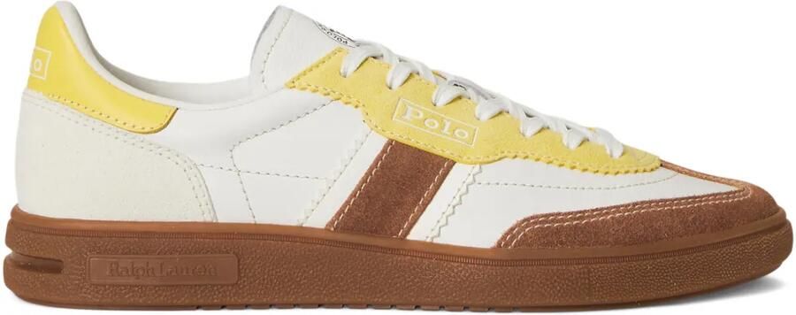 Polo Ralph Lauren Bedford sneakers met zijstrepen Geel