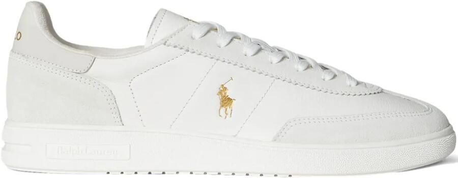 Polo Ralph Lauren Bedford suède low-top sneakers Wit