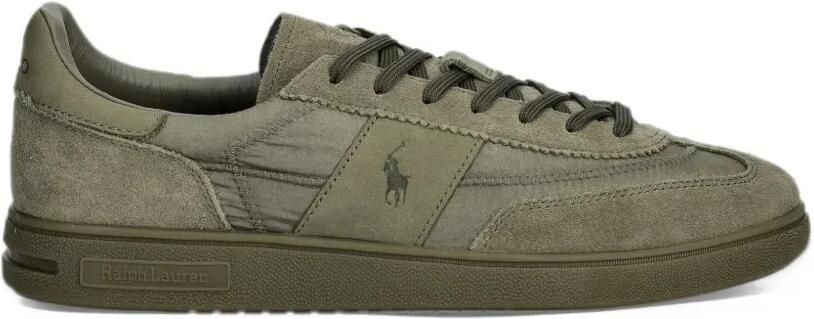 Polo Ralph Lauren Bedford suede-panelled logo-embroidered sneakers Groen
