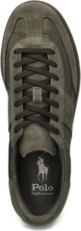 Polo Ralph Lauren Bedford suede-panelled logo-embroidered sneakers Groen - Foto 3