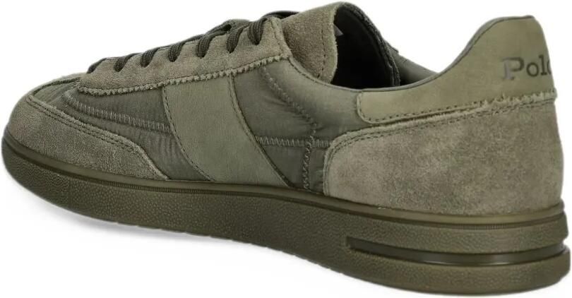 Polo Ralph Lauren Bedford suede-panelled logo-embroidered sneakers Groen - Foto 5