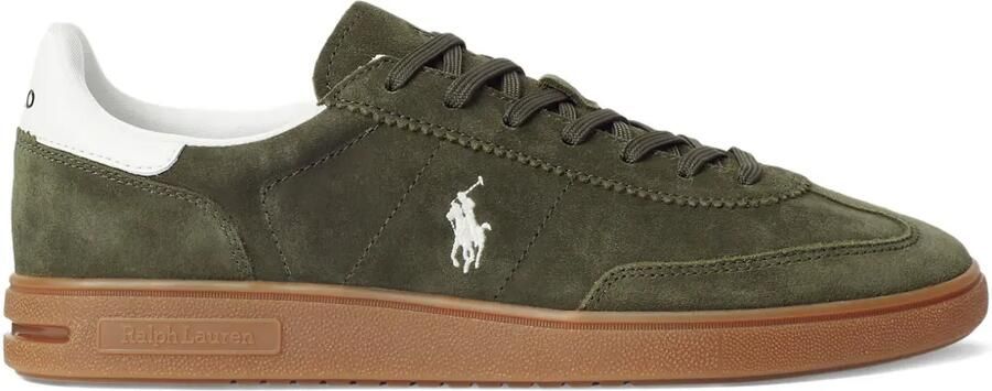 Polo Ralph Lauren Bedford suède sneakers Groen