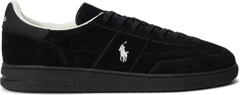 Polo Ralph Lauren Bedford suède sneakers Zwart