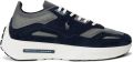 Polo Ralph Lauren Boerum gebreide sneakers met suède vlakken Blauw - Blauw