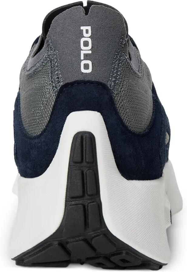 Polo Ralph Lauren Boerum gebreide sneakers met suède vlakken Blauw - Foto 2