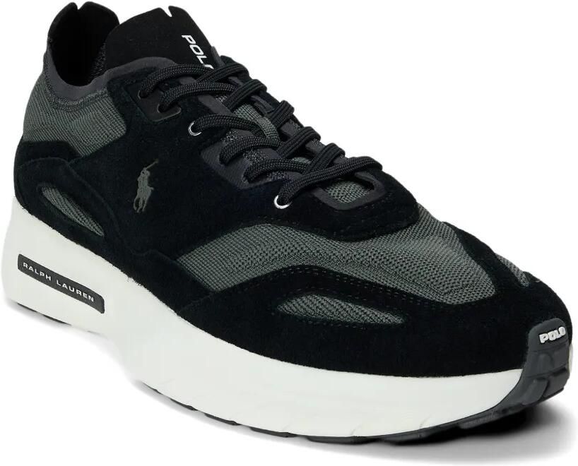 Polo Ralph Lauren Boerum sneakers met suède vlakken Zwart - Foto 2