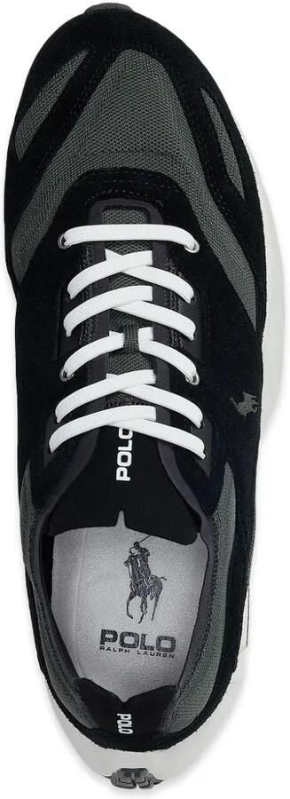 Polo Ralph Lauren Boerum sneakers met suède vlakken Zwart - Foto 4