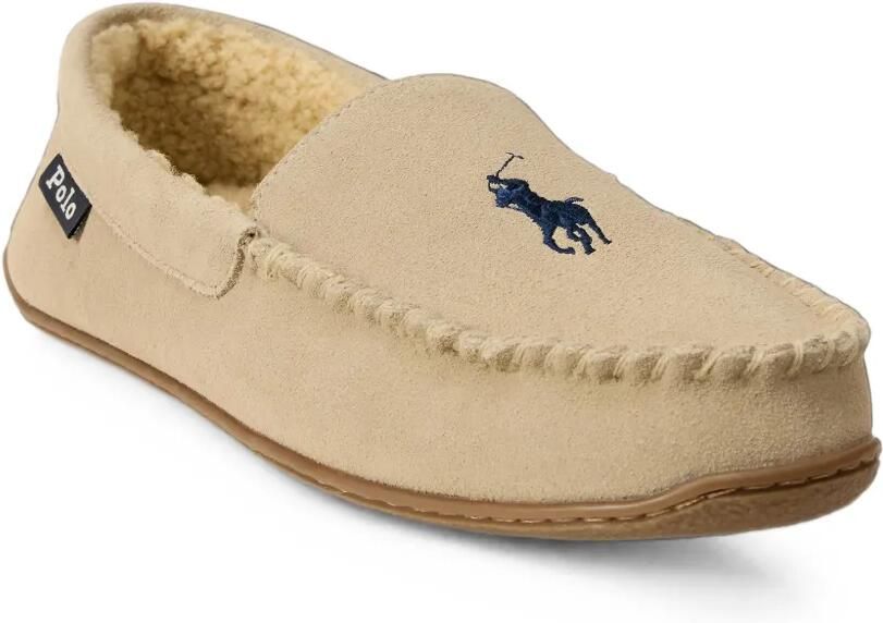 Polo Ralph Lauren Reade gewatteerde slippers met suède afwerking Blauw - Foto 5