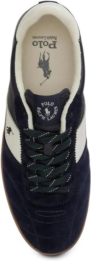 Polo Ralph Lauren Court Vulc sneakers van leer en suède Blauw - Foto 4