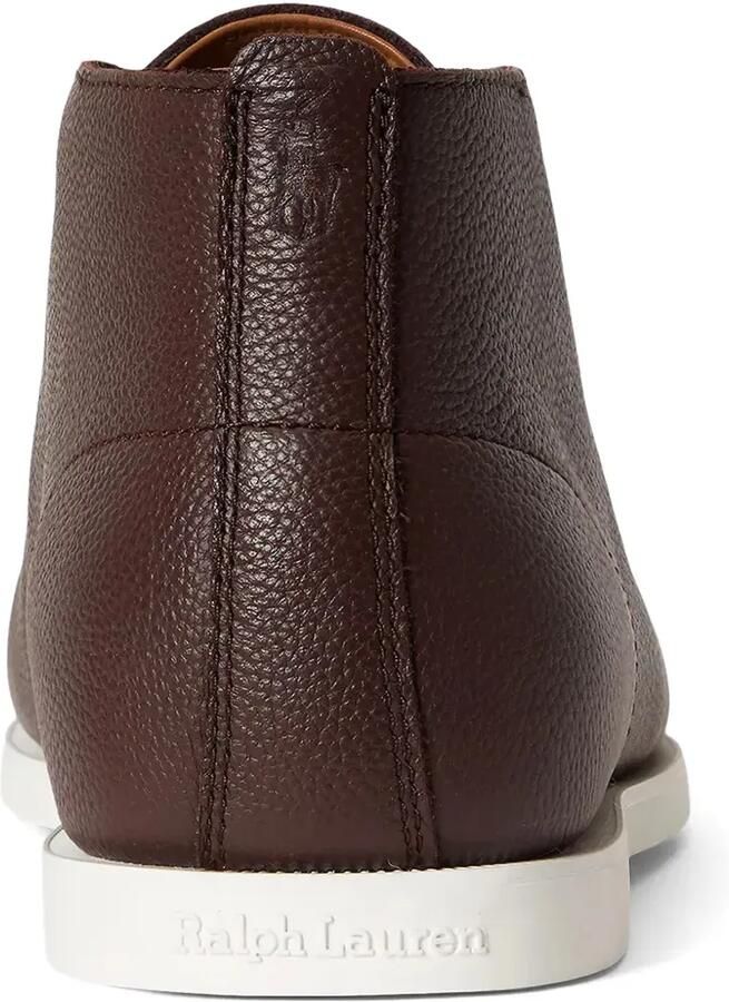 Polo Ralph Lauren Desert boots van leer met textuur Bruin - Foto 3