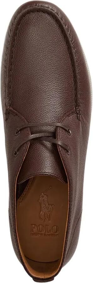 Polo Ralph Lauren Desert boots van leer met textuur Bruin - Foto 4