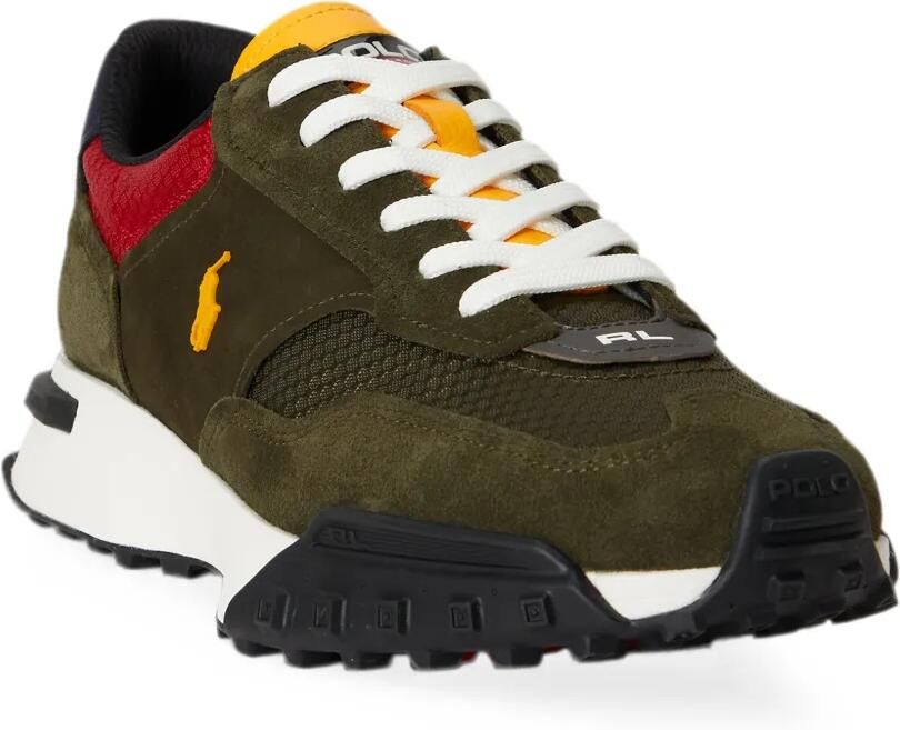 Polo Ralph Lauren Eldridge panelled leather sneakers Groen - Foto 3