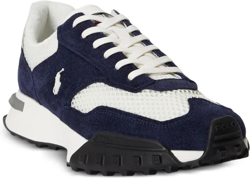 Polo Ralph Lauren Eldridge sneakers met suède vlakken Blauw - Foto 4