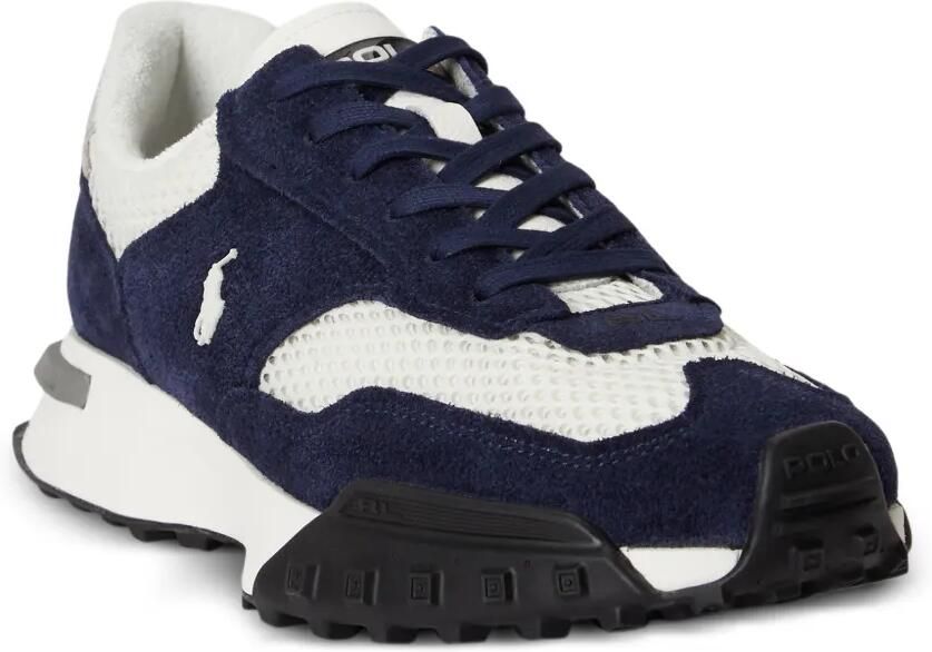 Polo Ralph Lauren Eldridge sneakers met suède vlakken Blauw - Foto 3