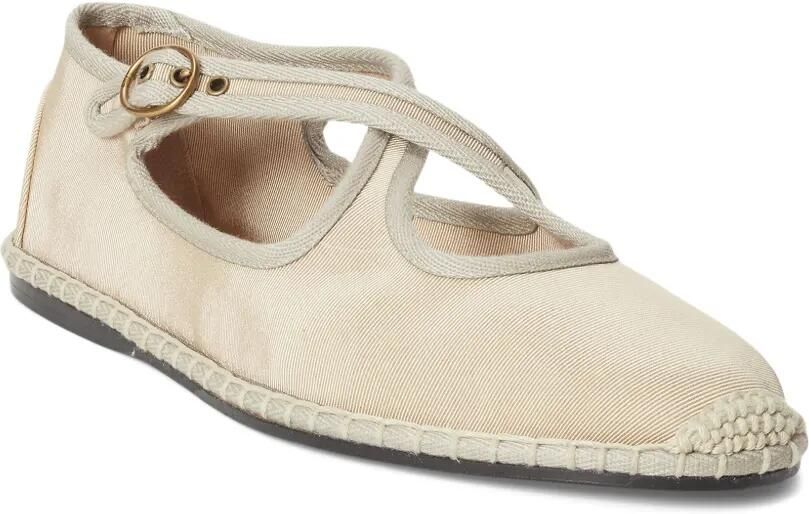 Polo Ralph Lauren Espadrilles met gekruiste bandjes en gesp Beige - Foto 2